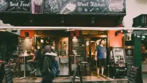 Creative storefront design reflecting modern branding trends for US small businesses