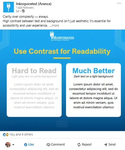 LinkedIn Post – Clarity over complexity - always