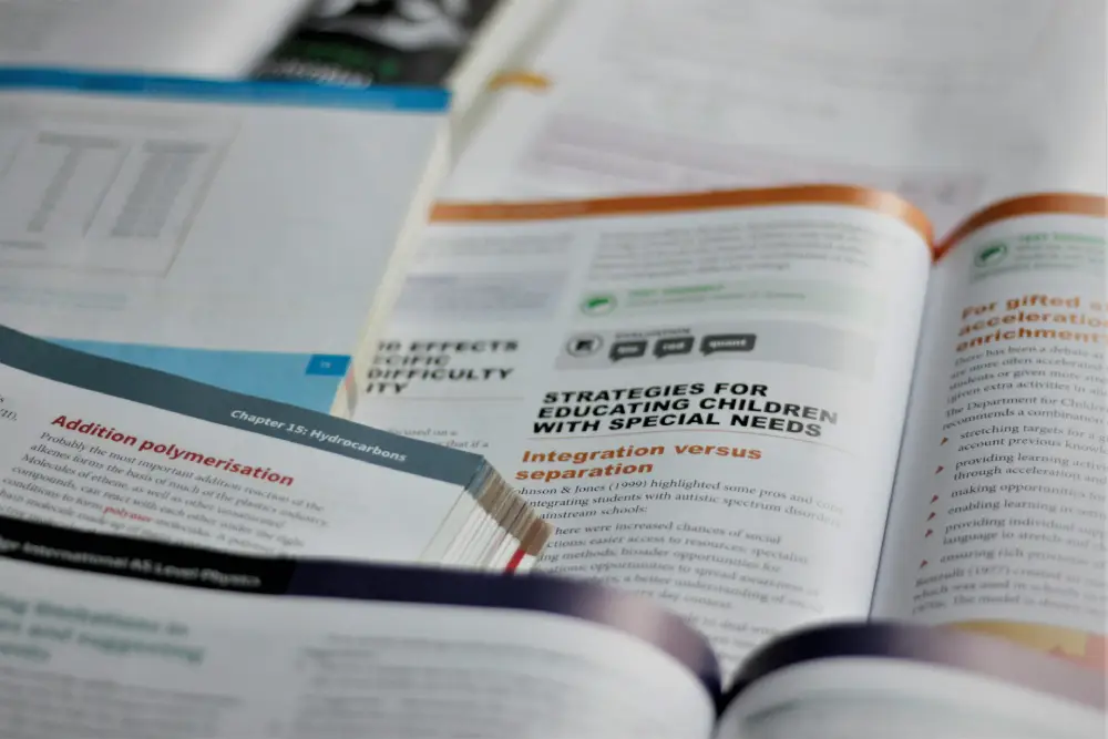 Academic research papers and journals for scholarly publication